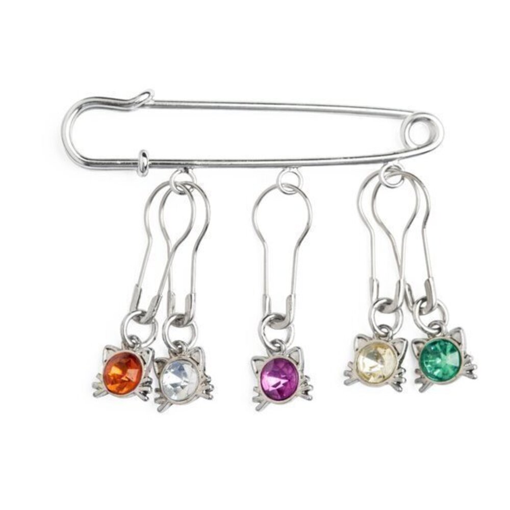Cat Stitch Markers Knitting Crochet Gifts for Knitters Metal Set Accessories